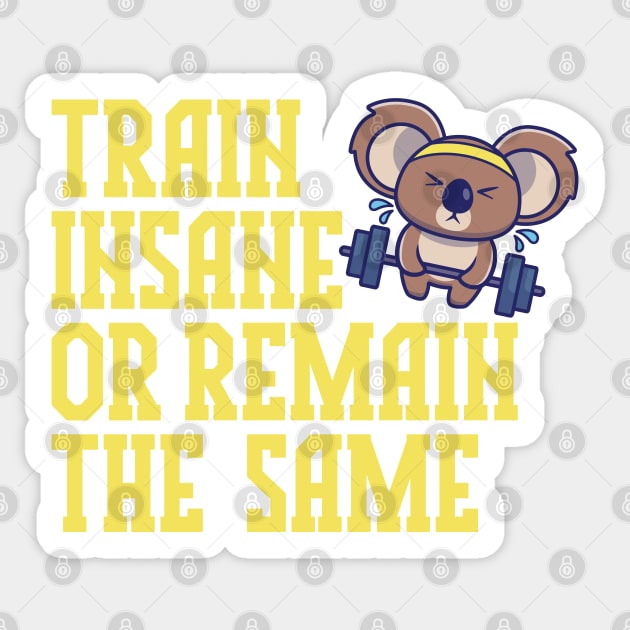 Insane Train Sticker by machmigo